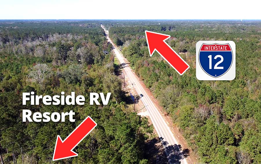 Fireside RV Resort in Robert, LA - I-12 Exit 47